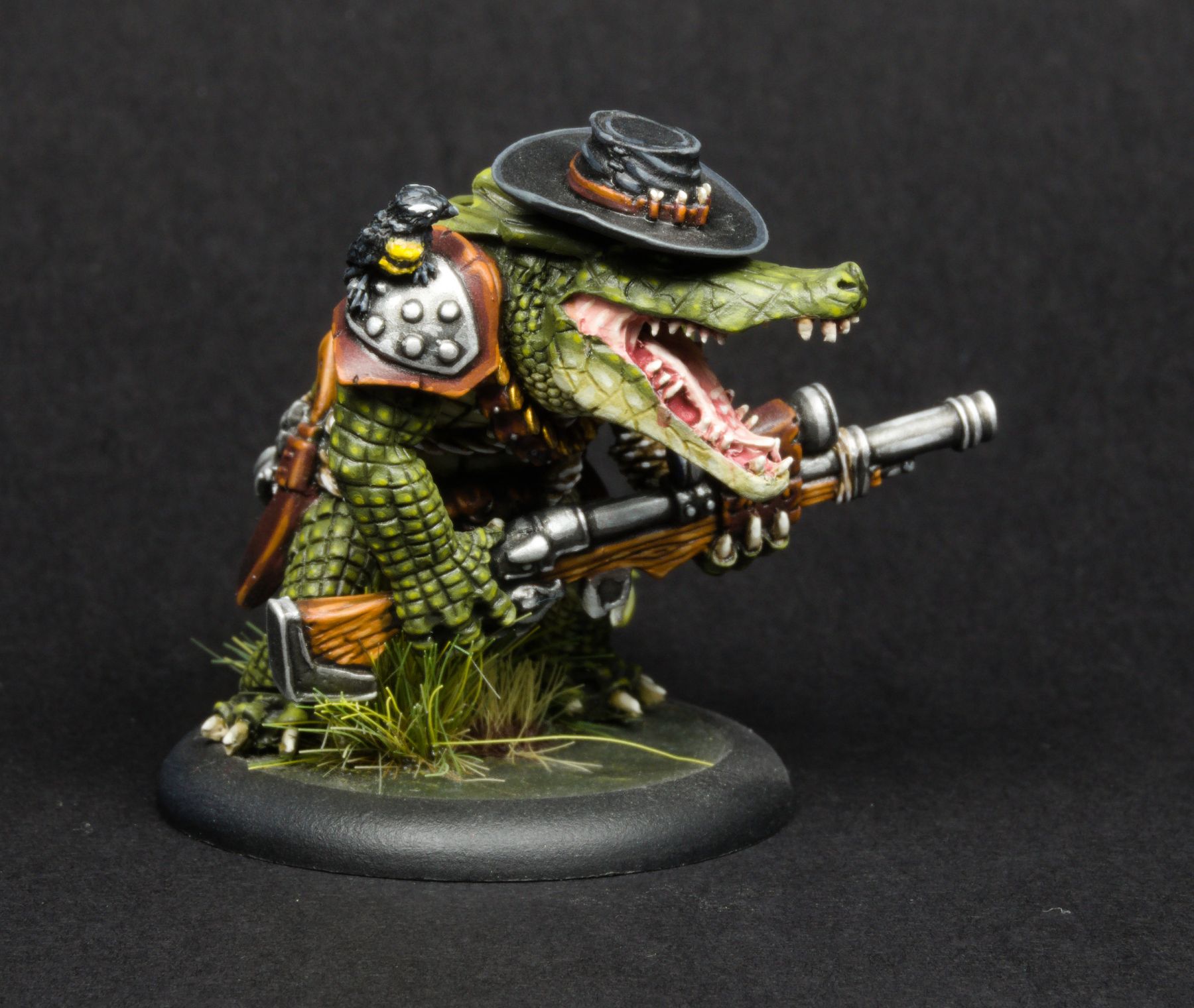 Krokodyl, mniejszy potwór, poziom II malowanie modeli